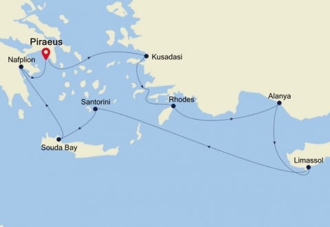 SliverySeas- 9Days Athens to Athens- Routing